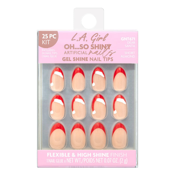 La Girl Cosmetics Nail Tips Product Oh So Shiny Nail Tips