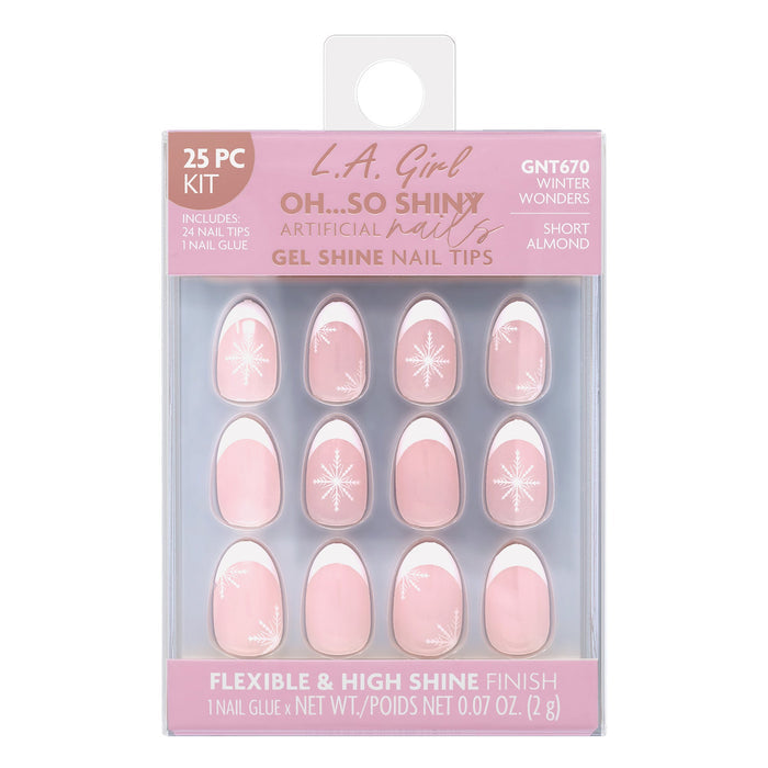 La Girl Cosmetics Nail Tips Product Oh So Shiny Nail Tips