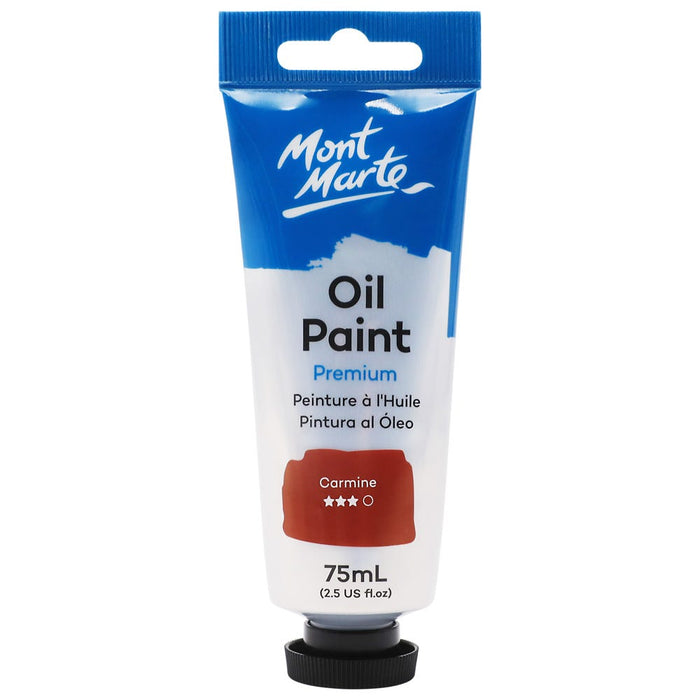 Oil Paint Premium 75ml (2.5 US fl.oz) Tube - Carmine