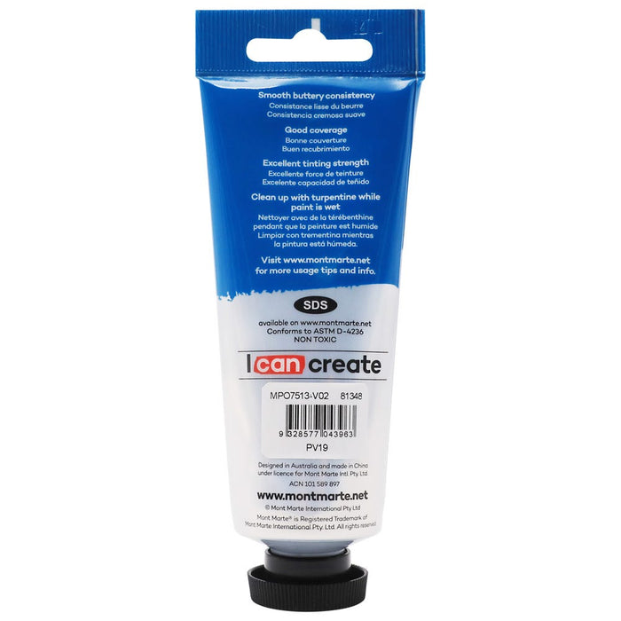 Oil Paint Premium 75ml (2.5 US fl.oz) Tube - Carmine