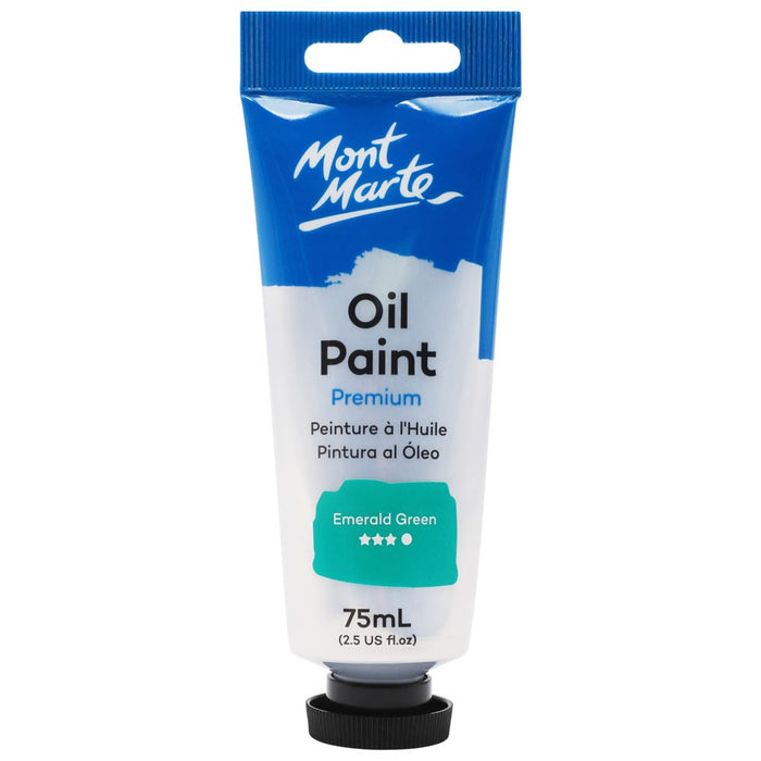 Oil Paint Premium 75ml (2.5 US fl.oz) Tube - Emerald Green