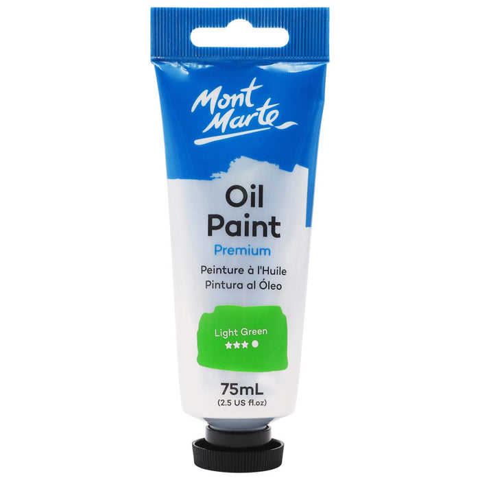 Oil Paint Premium 75ml (2.5 US fl.oz) Tube - Light Green