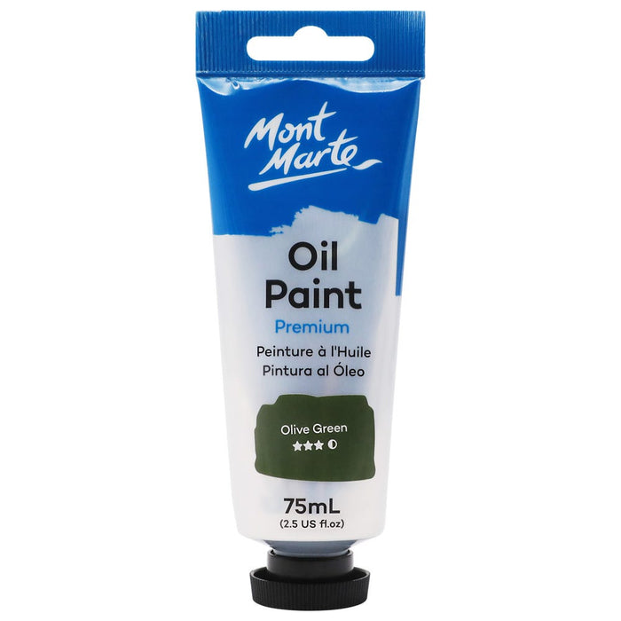 Oil Paint Premium 75ml (2.5 US fl.oz) Tube - Olive Green