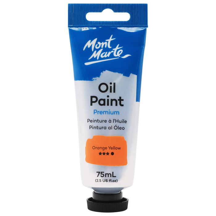 Oil Paint Premium 75ml (2.5 US fl.oz) Tube - Orange Yellow