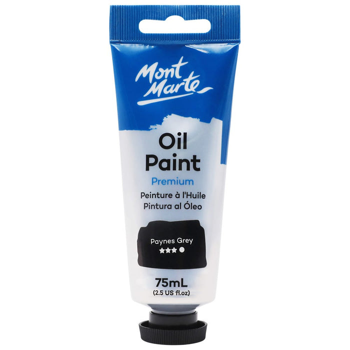 Oil Paint Premium 75ml (2.5 US fl.oz) Tube - Paynes Grey