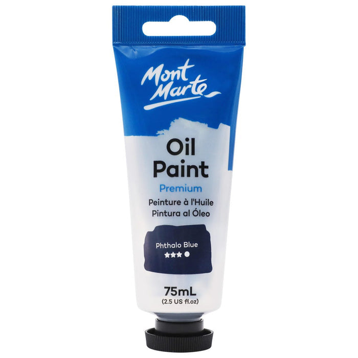 Oil Paint Premium 75ml (2.5 US fl.oz) Tube - Phthalo Blue