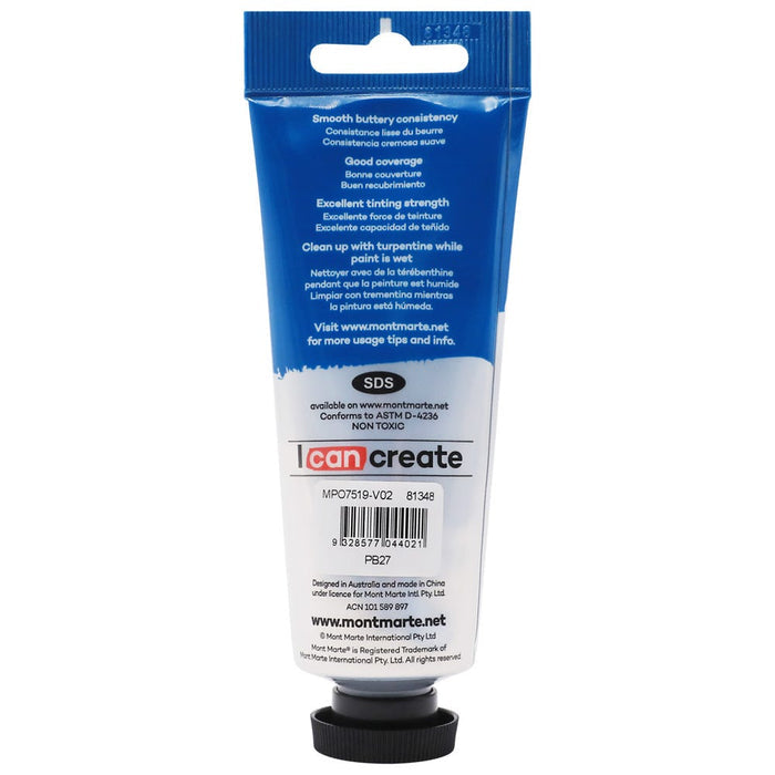 Oil Paint Premium 75ml (2.5 US fl.oz) Tube - Prussian Blue