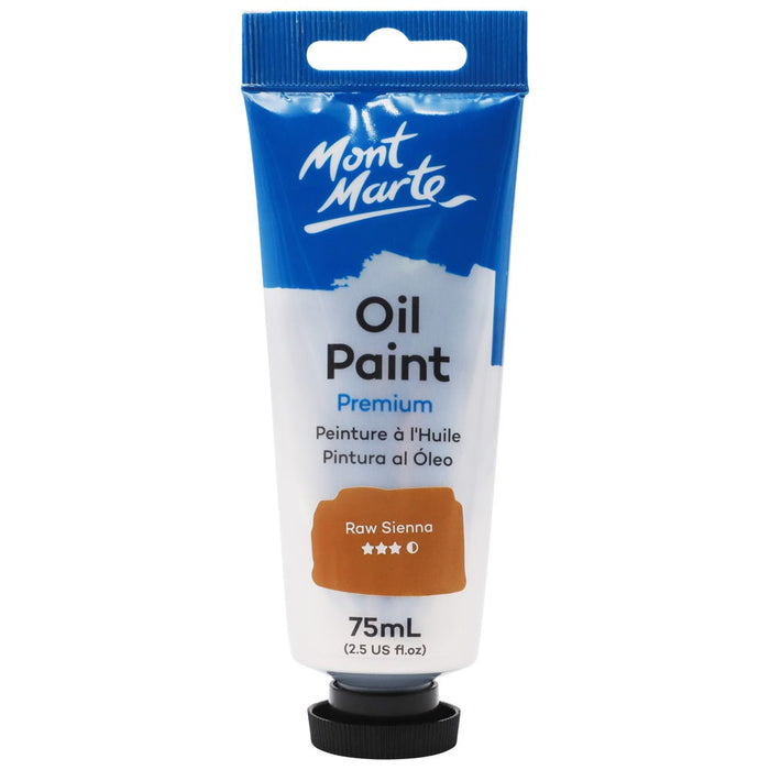 Oil Paint Premium 75ml (2.5 US fl.oz) Tube - Raw Sienna