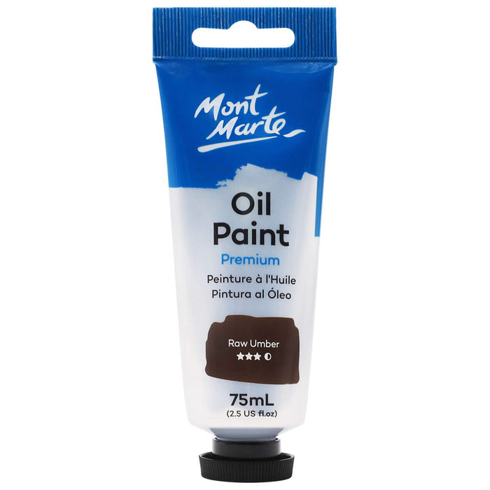 Oil Paint Premium 75ml (2.5 US fl.oz) Tube - Raw Umber