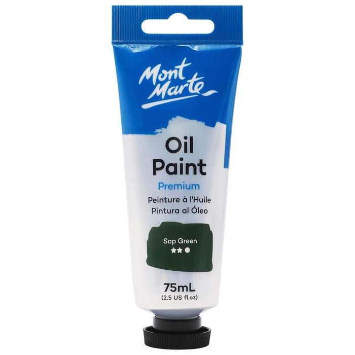 Oil Paint Premium 75ml (2.5 US fl.oz) Tube - Sap Green