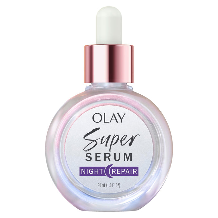 Olay Super Serum Night Repair Fragrance Free سيروم أولاي الليلي الفائق لإصلاح البشرة – خالٍ من العطور