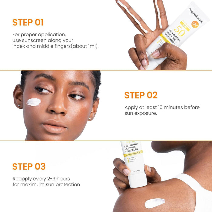 Ongredients Skin Barrier Moisture Sunscreen 50 mL