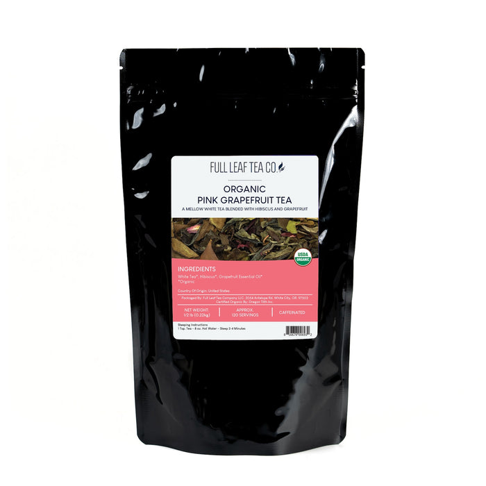 1/2 lb bag of Organic Pink Grapefruit Tea by Full Leaf Tea Company