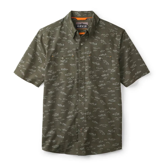 Orvis Tech Chambray Short Sleeve Work Shirt