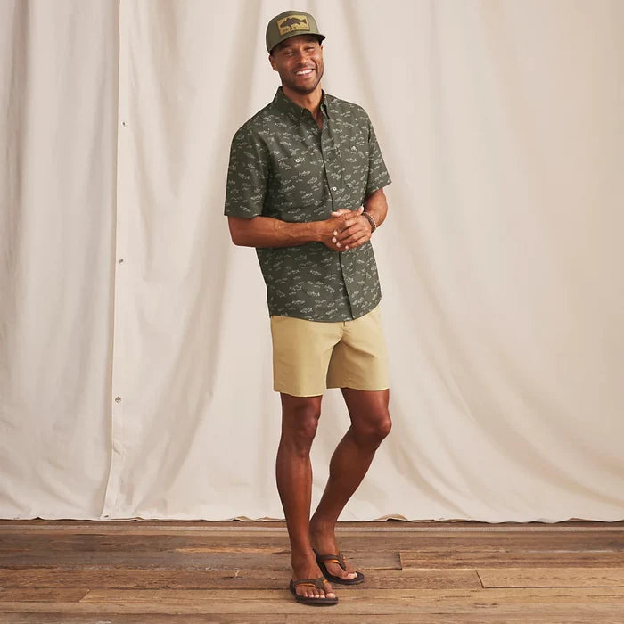 Orvis Tech Chambray Short Sleeve Work Shirt