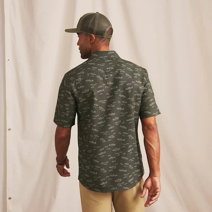 Orvis Tech Chambray Short Sleeve Work Shirt
