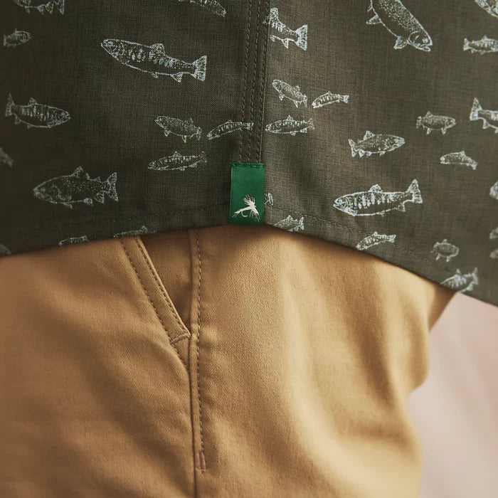 Orvis Tech Chambray Short Sleeve Work Shirt