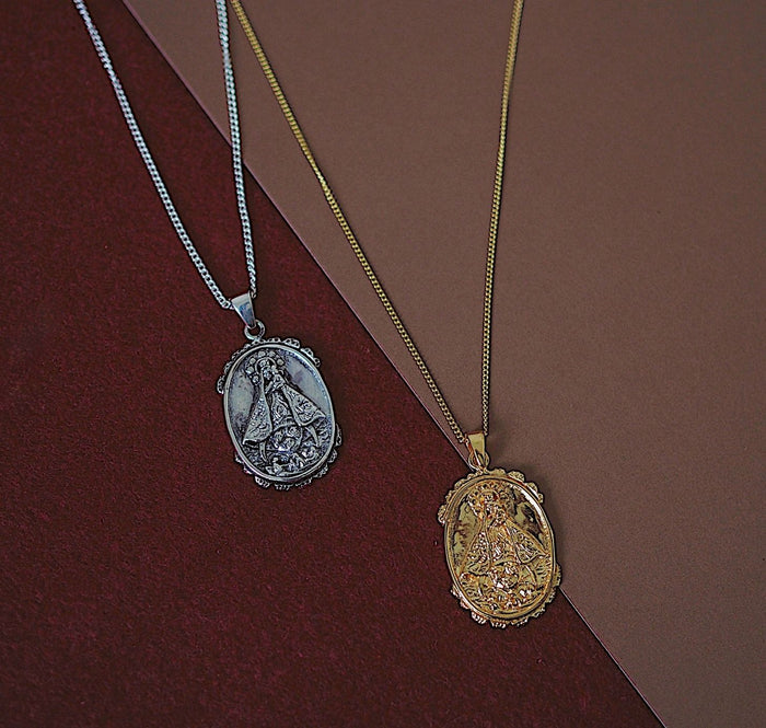 Our Lady of Charity - Patroness of Cuba - CHARM ONLY - Silver