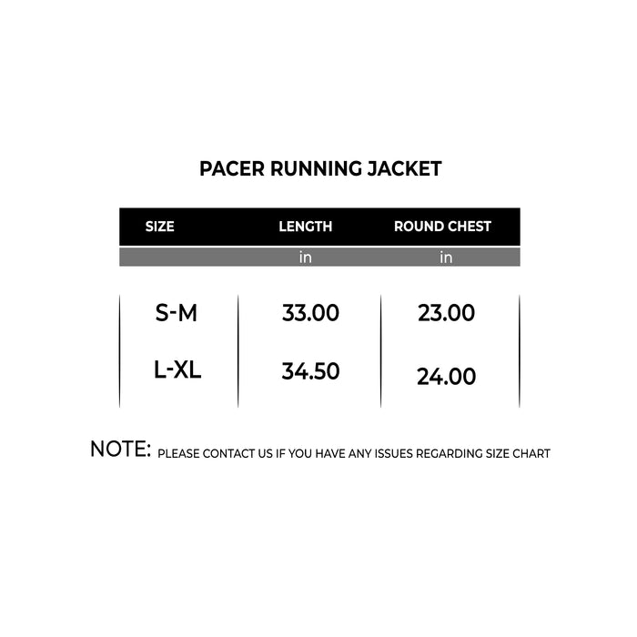 Pacer Running Jacket - IRONGEAR Fitness