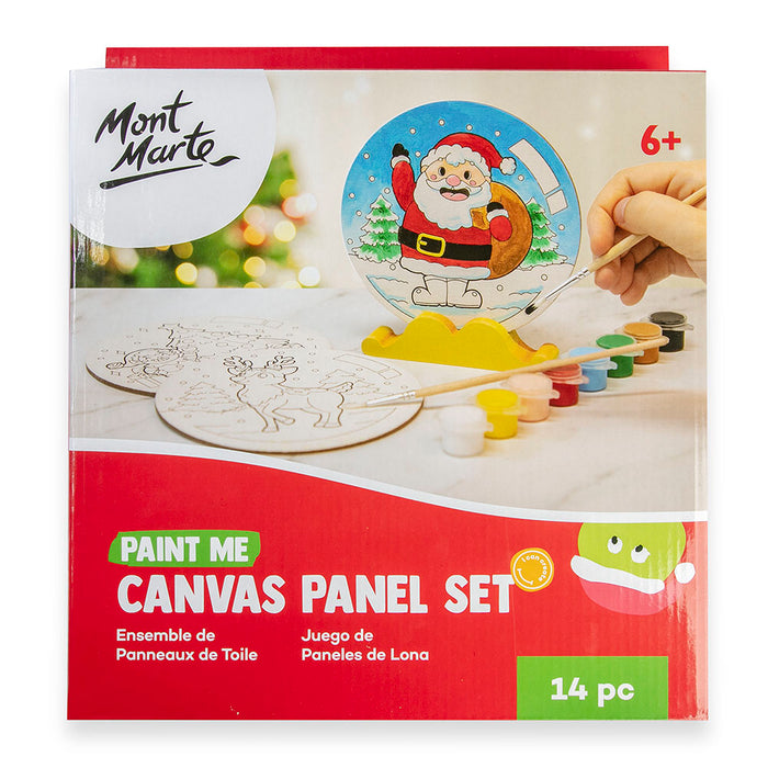 Paint Me Canvas Panel Set 14pc - Christmas