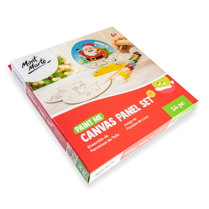 Paint Me Canvas Panel Set 14pc - Christmas