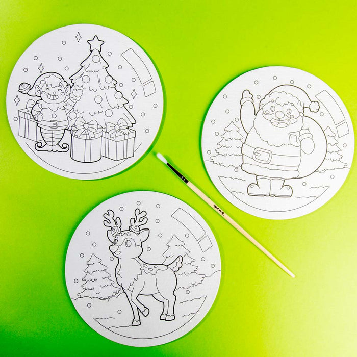 Paint Me Canvas Panel Set 14pc - Christmas