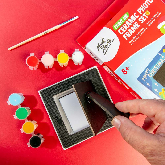 Paint Me Ceramic Photo Frame Set 11pc - Christmas Tree