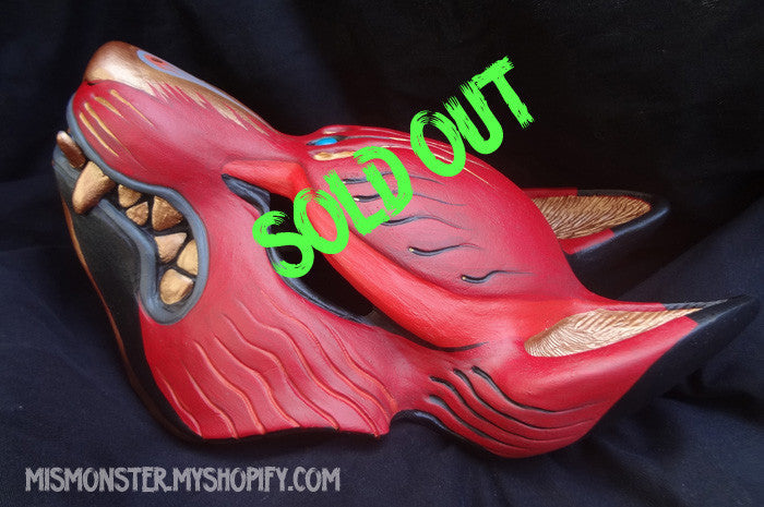 PAINTED KITSUNE MASK- 1ST EDITION