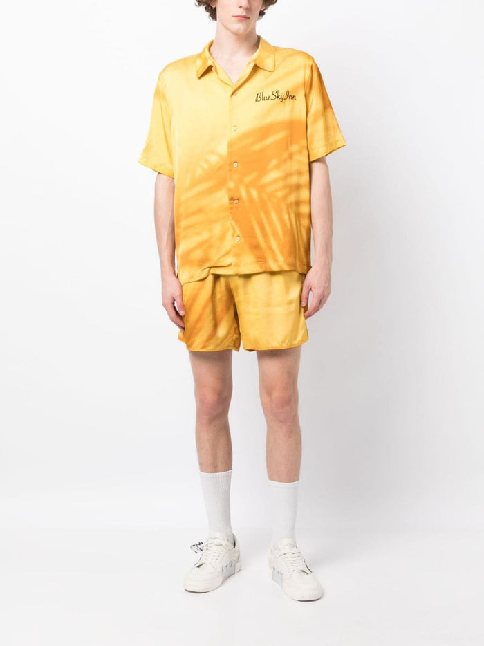 Palms Elasticated-Waistband Shorts