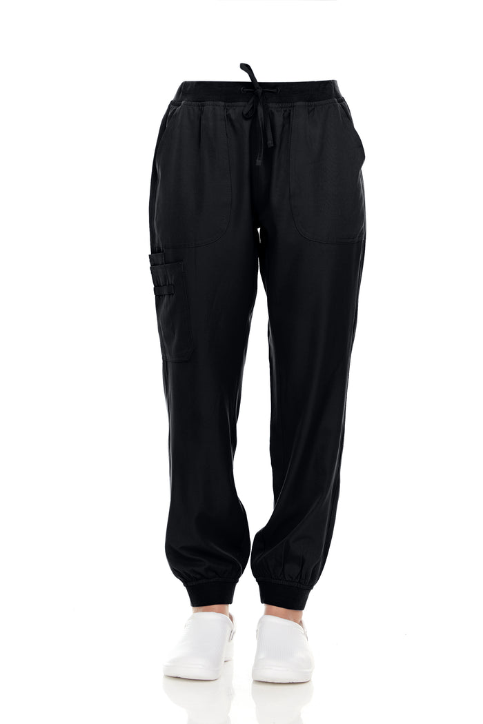 Pepino Uniforms Unisex Elastic Waist Cargo Stretch Jogger Scrub Pants
