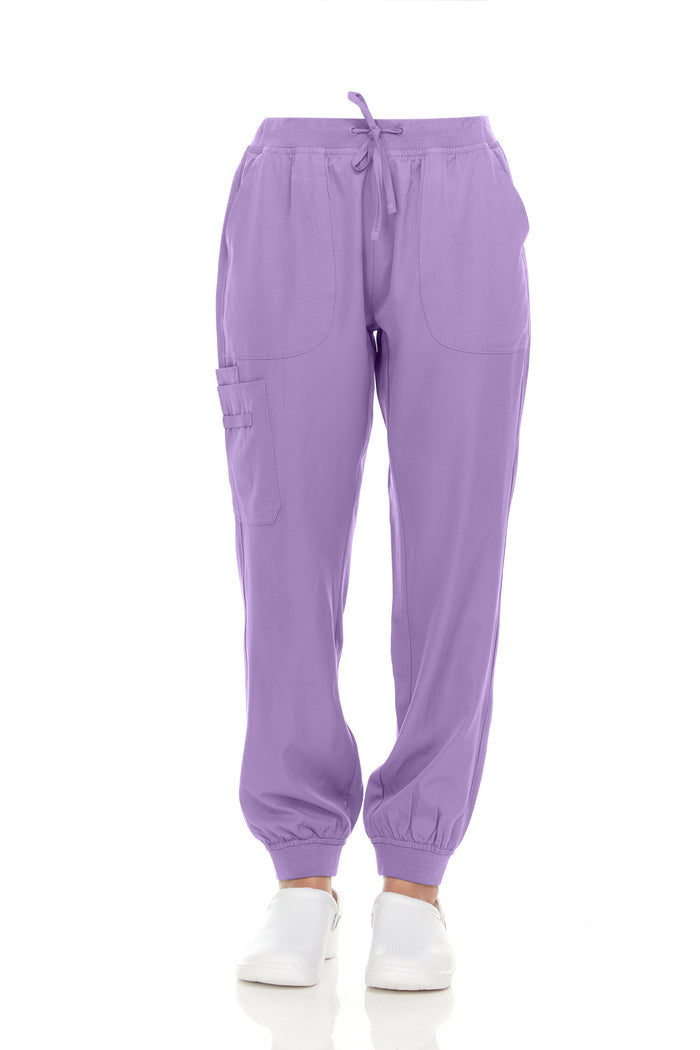 Pepino Uniforms Unisex Elastic Waist Cargo Stretch Jogger Scrub Pants
