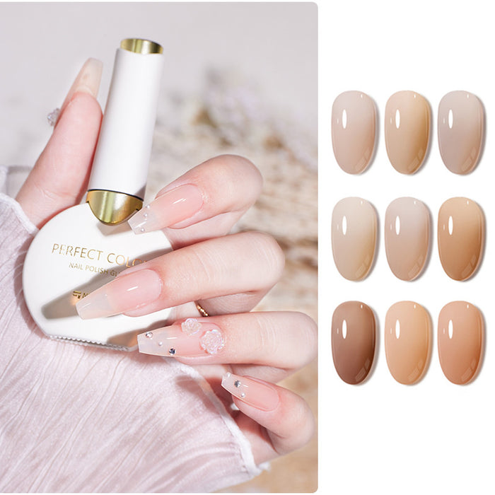 PERFECT COLOR 12ml Creamy Jade Series Healthy Gel Polish T3214