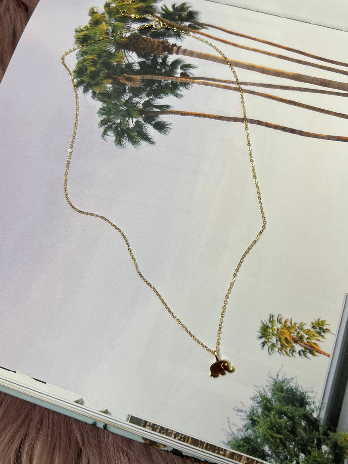 Petite Lucky Elephant Necklace