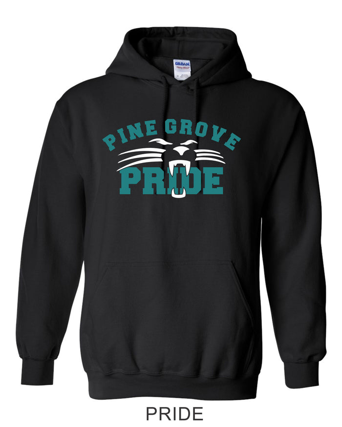PGE Black Hooded Sweatshirt - 7 Designs
