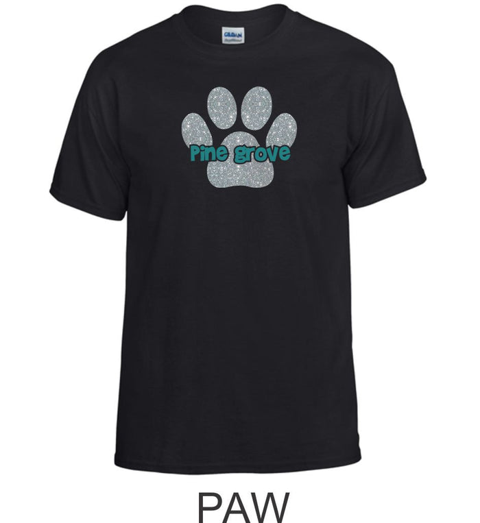 PGE Glitter Black T-Shirt- 7 designs