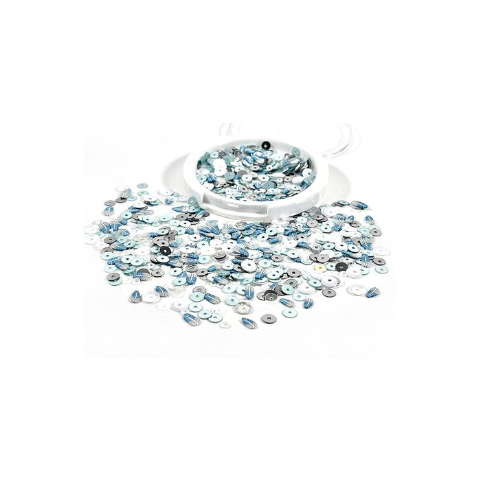 Picket Fence - Sequin Mix & Embellishments - On A Wing. Available at Embellish Away located in Bowmanville Ontario Canada.