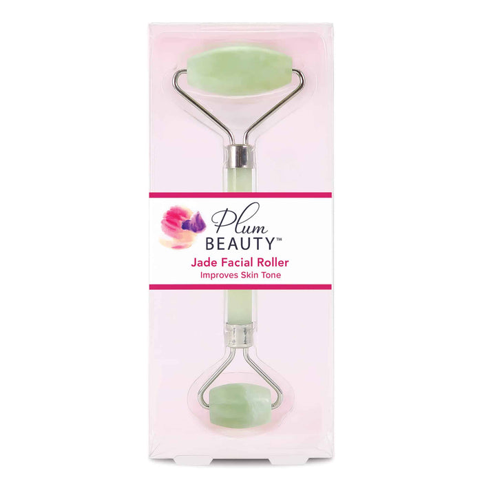 PLUM BEAUTY Jade Facial Roller Two Sided اداة تدليك الوجه