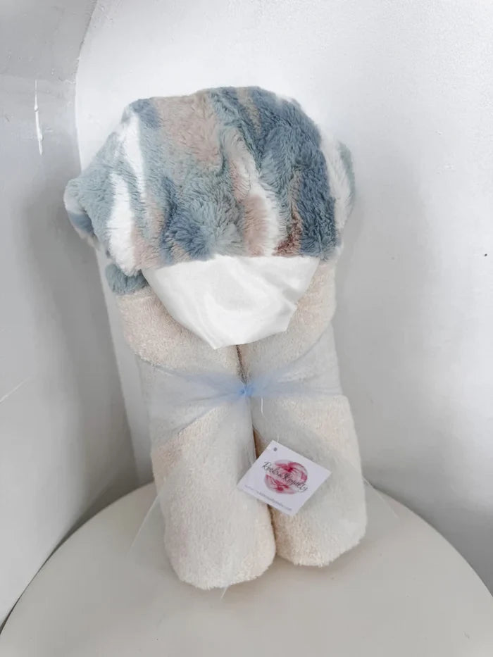 Plush Hooded Towel -Rip Tide