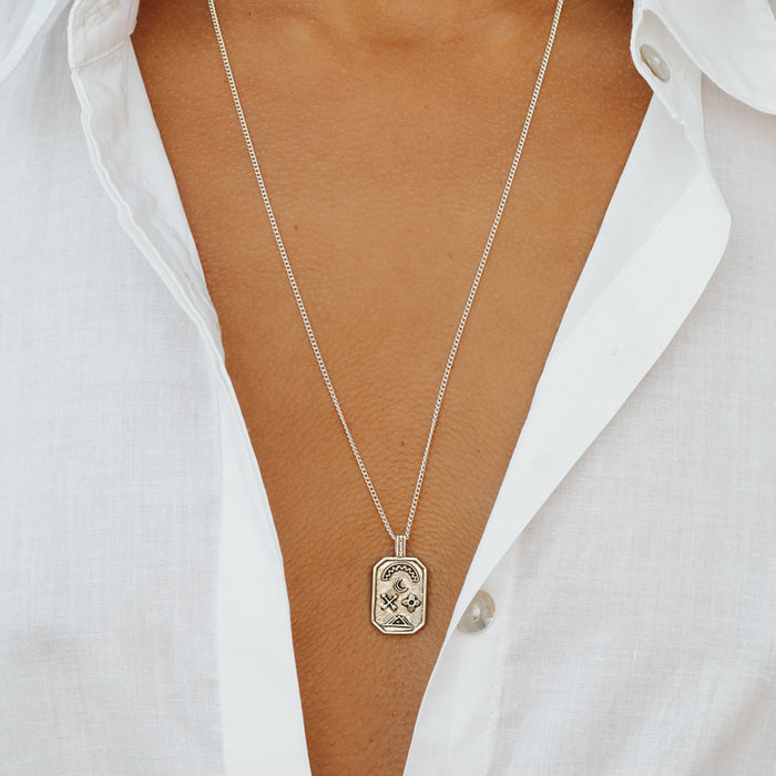Power Pendant for Abundance Necklace - Silver