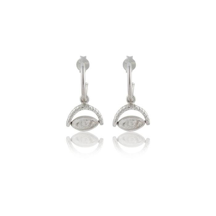 Protection Earrings - Silver Recycled sterling silver jewelry