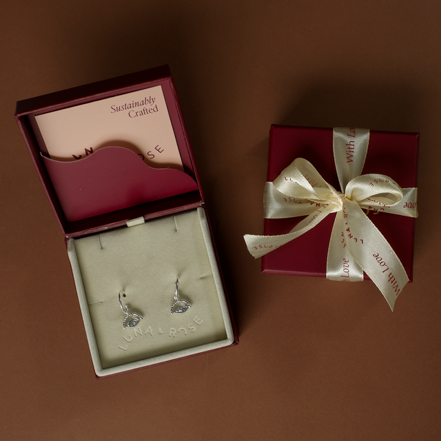 Protection Evil Eye Earrings -  Silver