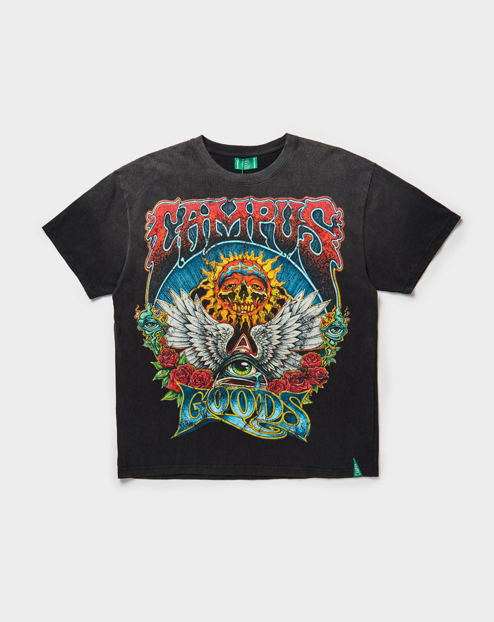 Campus Psychedelic T-Shirt. Underground Apparel. Rule of Next Streetwear.
