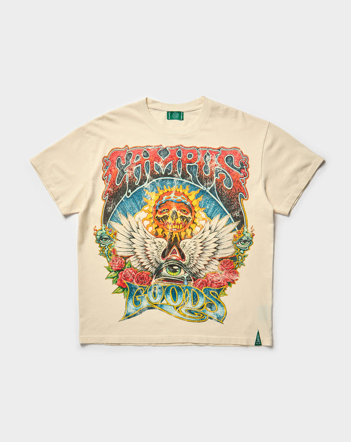 Campus Psychedelic T-Shirt. Underground Apparel. Rule of Next Streetwear.