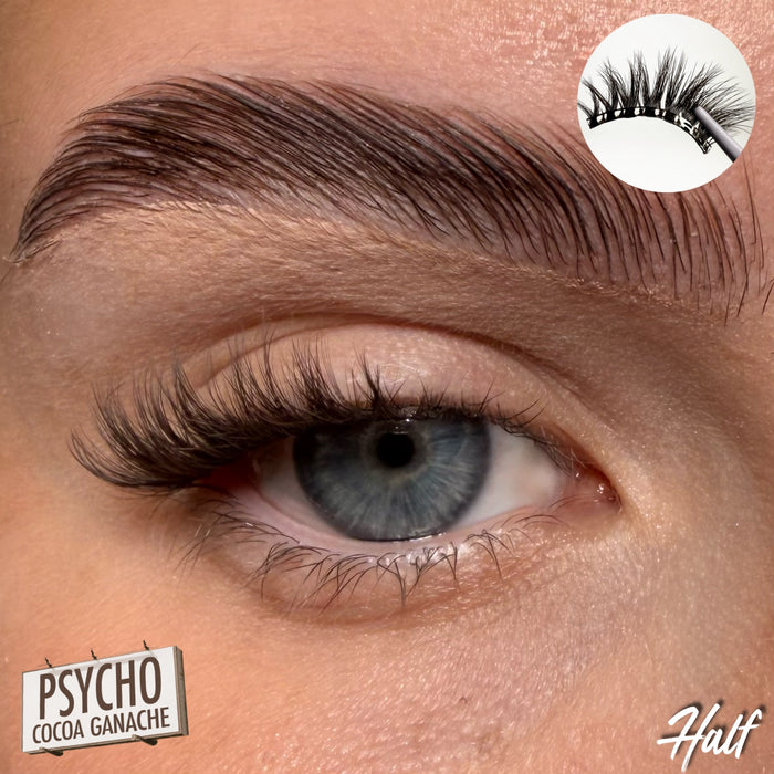 Psycho Super Pre-Glued Half Strip Lash - Unicorn Cosmetics