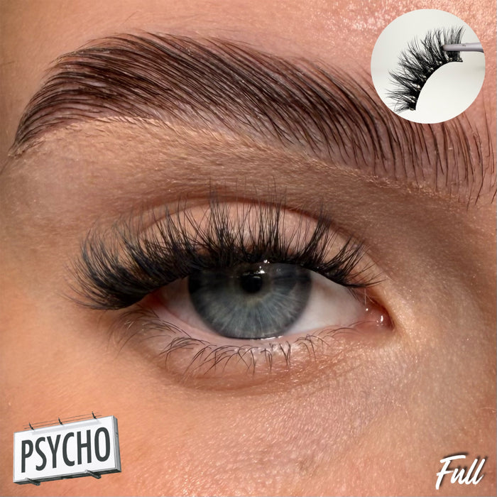 Psycho Super Pre-Glued Half Strip Lash - Unicorn Cosmetics