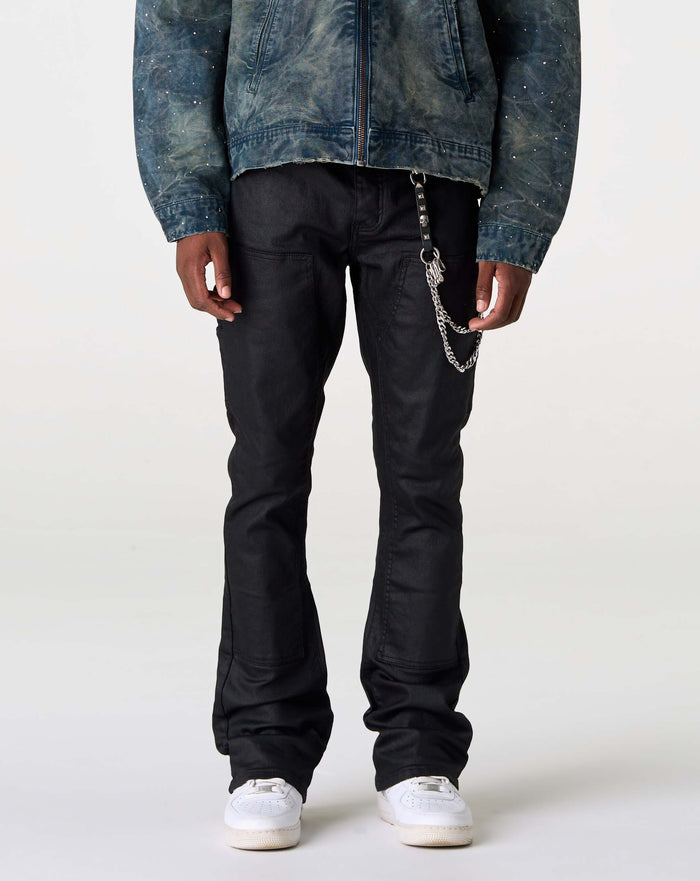 PRVT LBL Pu Flare Pant. Underground Apparel. Rule of Next Streetwear.