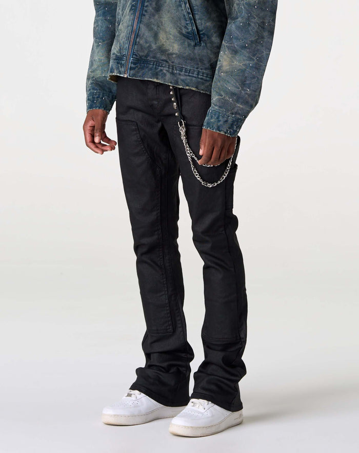 PRVT LBL Pu Flare Pant. Underground Apparel. Rule of Next Streetwear.
