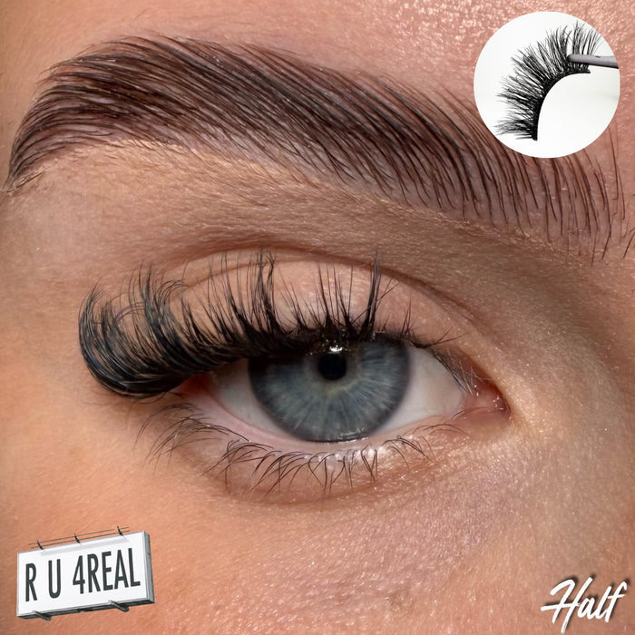 R U 4 REAL Super Pre-Glued Half Strip Lash - Unicorn Cosmetics
