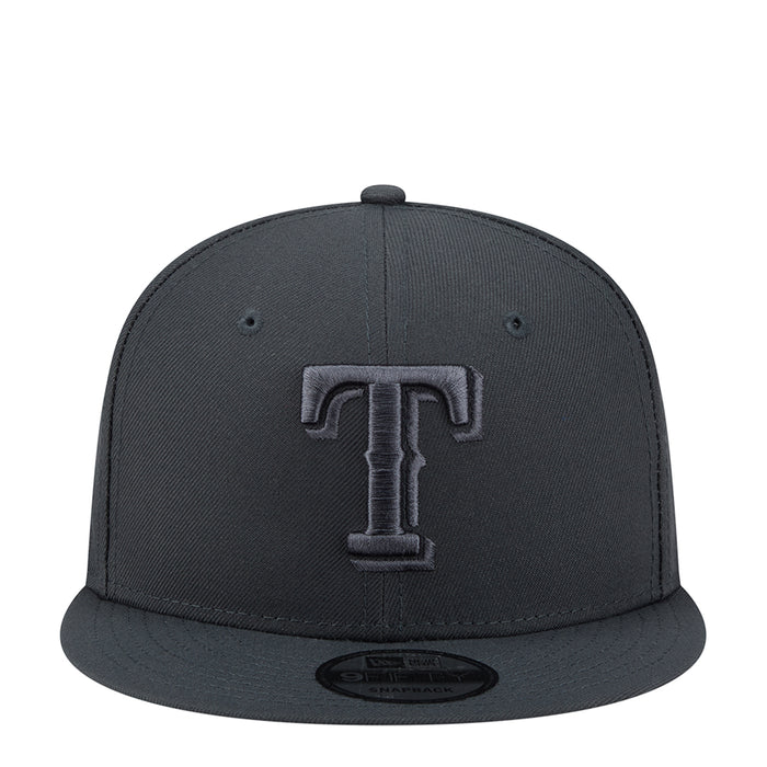 Dark gray baseball cap with tonal T logo on the front