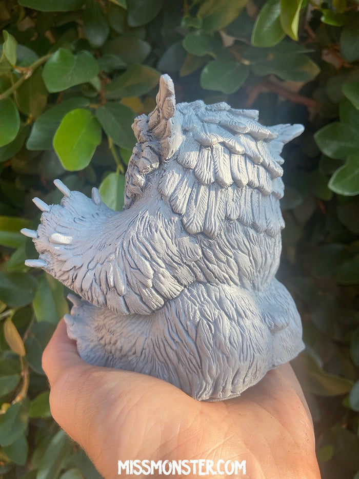 READY TO SHIP! FAT BOTTOMED BABY OWLBEAR BLANK FIGURE